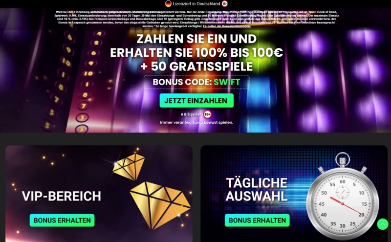 swiftspiele promotions page